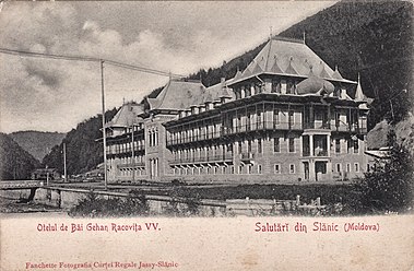 Hotelul Racoviță înainte de război
