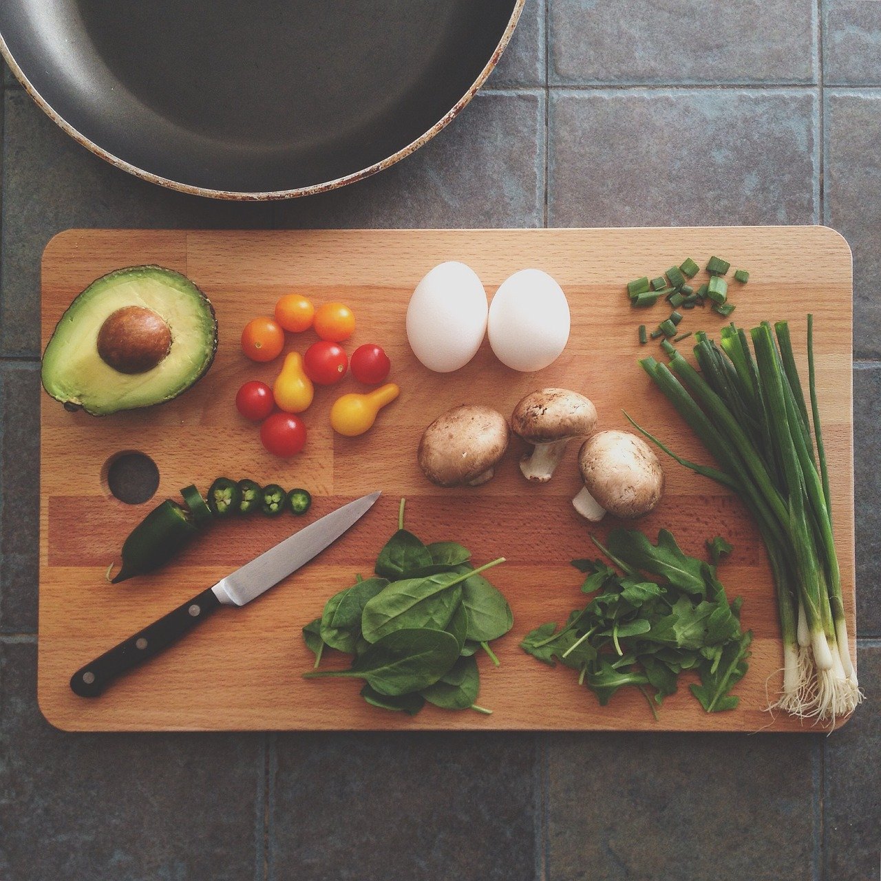 avocado, chopping board, cooking