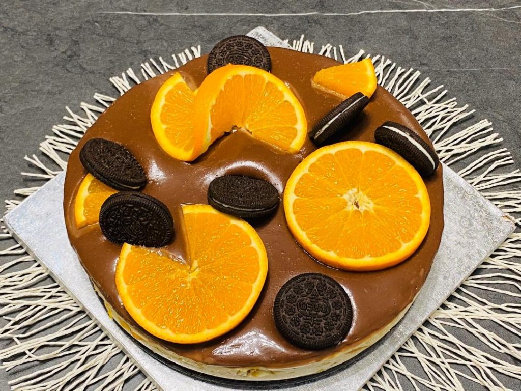 cheesecake biscuiti oreo si portocale